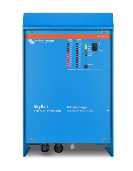 Chargeur de batterie SKYLLA-I VICTRON 24V/100A 2 sorties