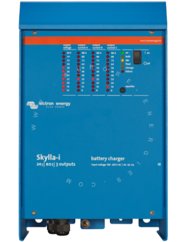 Chargeur de batterie SKYLLA-I VICTRON 24V/80A 3 sorties