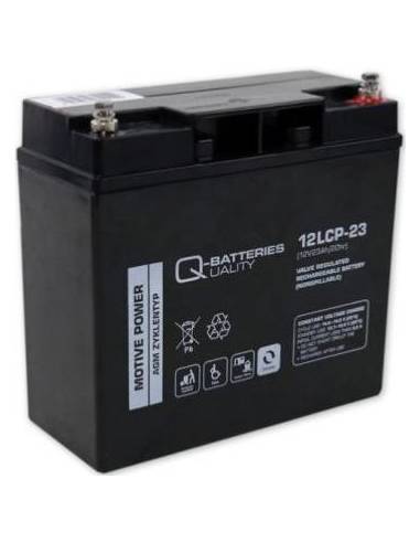 Batterie AGM cyclique 12LCP-23 QUALITY BATTERIES