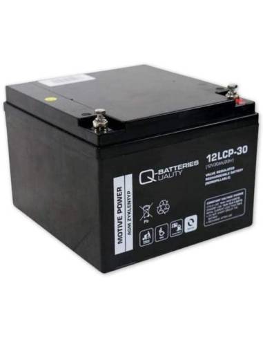 Batterie AGM cyclique 12LCP-30 QUALITY BATTERIES