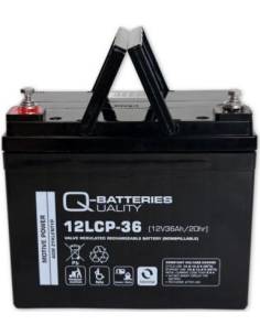 Batterie AGM cyclique 12LCP-36 QUALITY BATTERIES