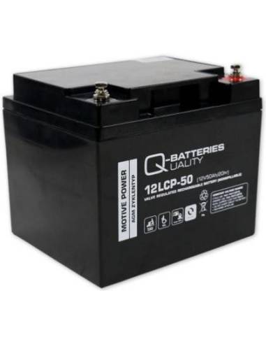 Batterie AGM cyclique 12LCP-50 QUALITY BATTERIES