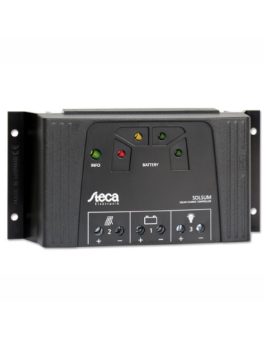 Régulateur de charge Steca Solsum 2525 25A avec port USB