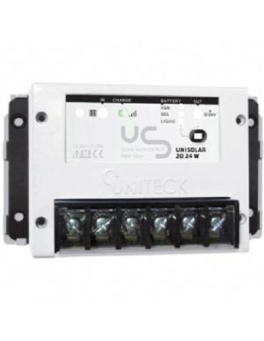 Régulateur de charge solaire UNITECK - UNISOLAR 20.24 W Marine