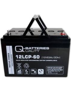 Batterie AGM cyclique 12LCP-60 QUALITY BATTERIES