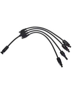 Adaptateur pour mise en parallèle de 4 panneaux MC4 Mffff