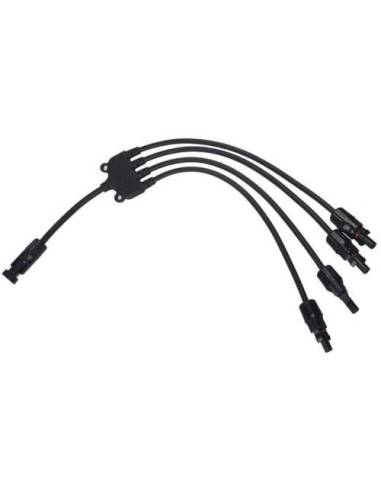 Adaptateur pour mise en parallèle de 4 panneaux MC4 Mffff