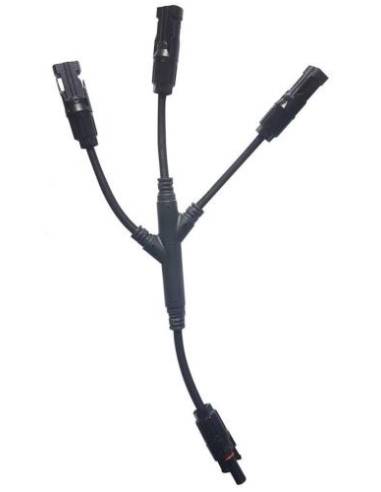 Adaptateur pour mise en parallèle de 3 panneaux MC4 fmmm