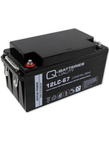 Batterie AGM cyclique 12LC-67 QUALITY BATTERIES
