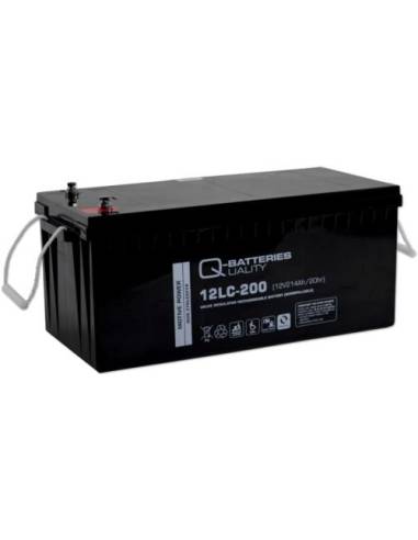 Batterie AGM cyclique 12LC-200 QUALITY BATTERIES