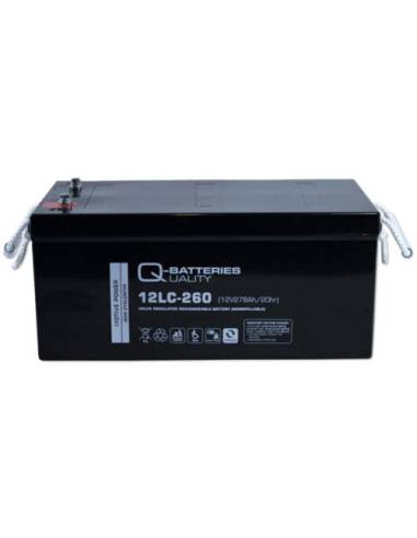 Batterie AGM cyclique 12LC-260 QUALITY BATTERIES