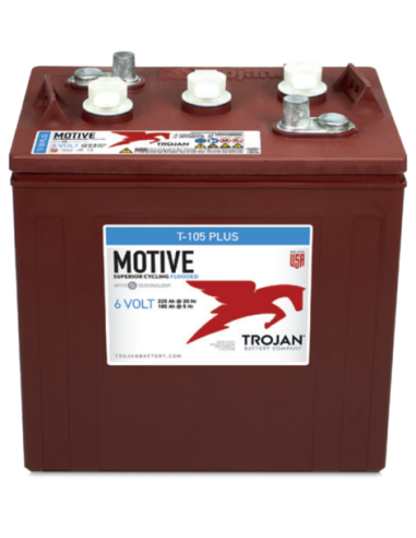 Batterie TROJAN T-105 PLUS / 6V 225 Ah