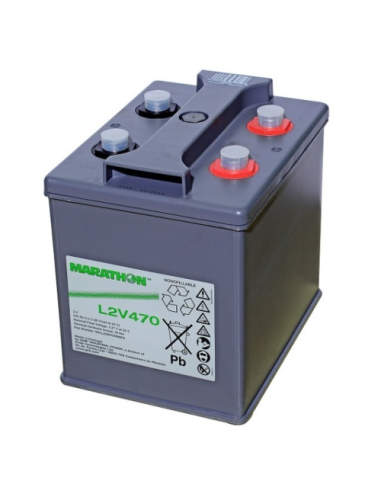 Batterie EXIDE MARATHON L2V470 2V 470Ah