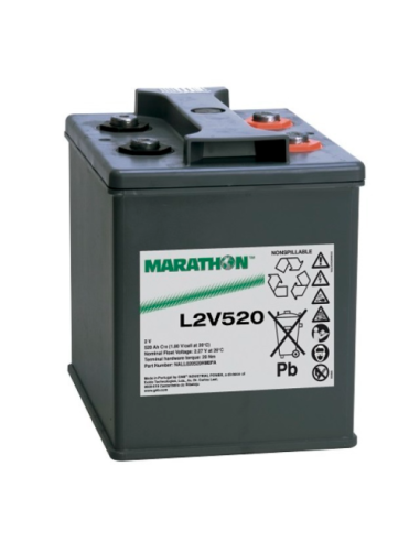 Batterie EXIDE MARATHON L2V520 2V 520Ah