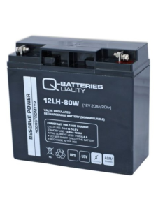 Batterie stationnaire Haut débit 12LH-80W QBATTERIES / 12V 20Ah