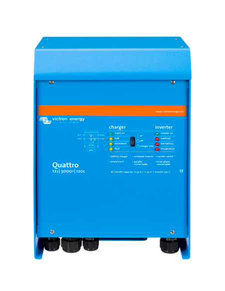Convertisseur/Chargeur QUATTRO 12/3000/120-50/50 VICTRON