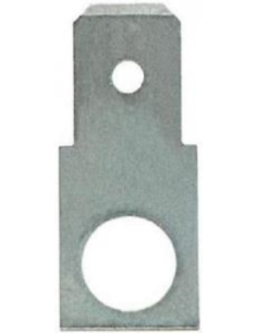 Paire d'adaptateurs M5 cosse plate F2 63 mm