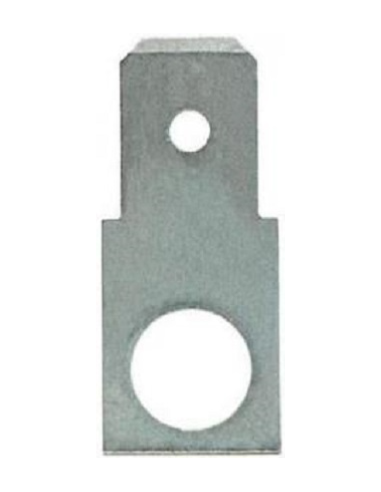 Paire d'adaptateurs M5 cosse plate F2 63 mm
