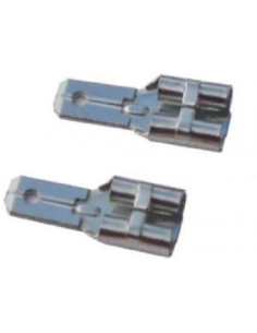 Paire d'adaptateurs cosse plate 63 mm - 48 mm