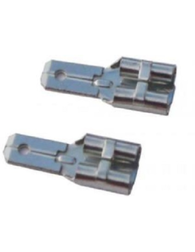 Paire d'adaptateurs cosse plate 63 mm - 48 mm