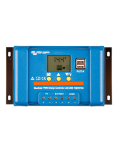 Régulateur solaire Victron Bluesolar PWM LCD USB 12 / 24V 10A