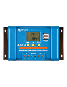 Régulateur solaire Victron Bluesolar PWM LCD USB 12 / 24V 20A