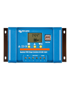 Régulateur solaire Victron Bluesolar PWM LCD USB 12 / 24V 30A