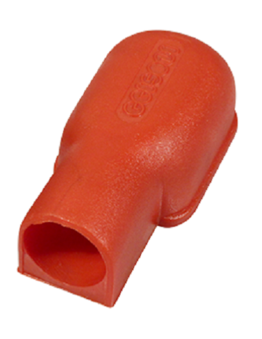 Capot isolant rouge / cosse à œillet de section 50-70 mm²