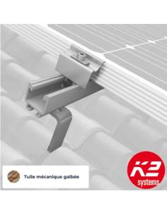 Kit de fixation pour TUILES PLATES ET FORTEMENT GALBÉES - PORTRAIT - K2 Systems