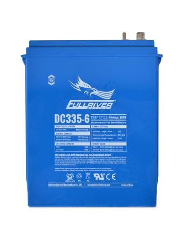 Batterie FULLRIVER DC335-6 6V 335Ah FACE