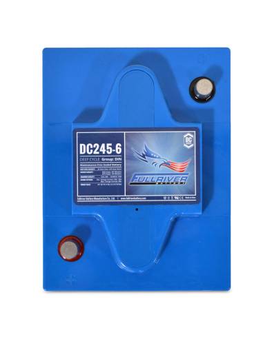 face arrière Batterie FULLRIVER DC245-6 6V 245Ah