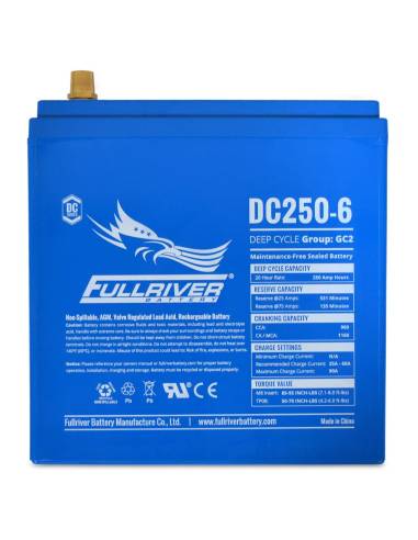 Batterie FULLRIVER DC250-6 6V 250Ah FACE