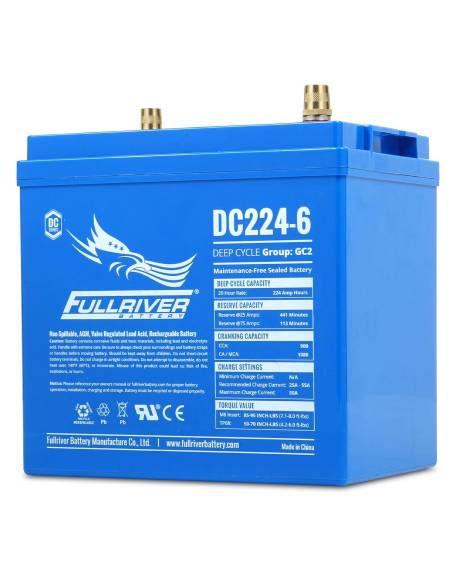 Batterie FULLRIVER DC224-6 6V 224Ah