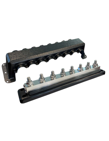 détails 2 Busbar 600 A 8P avec capot Victron Energy
