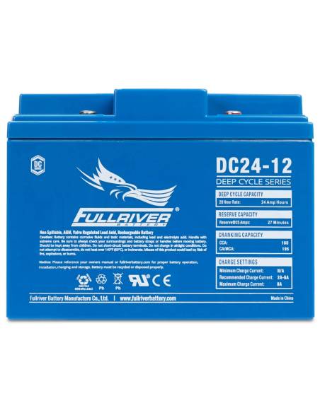 Batterie FULLRIVER DC24-12 12V 24Ah