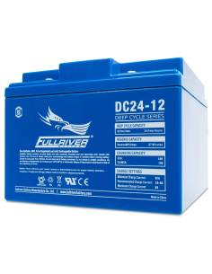 face avant Batterie FULLRIVER DC24-12 12V 24Ah