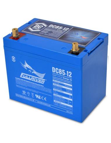 Batterie FULLRIVER DC85-12 12V 85Ah 3 quart face