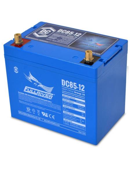 Batterie FULLRIVER DC85-12 12V 85Ah 3 quart face