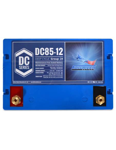Batterie FULLRIVER DC85-12 12V 85Ah face