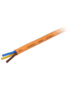 Câble électrique nautique H07BQ-F 3G2.5mm² orange