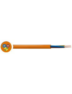 Câble électrique nautique H07BQ-F 3G2.5mm² orange 2