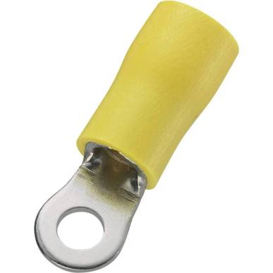 Cosse à œillet jaune 2.5 à 6 mm² - M4