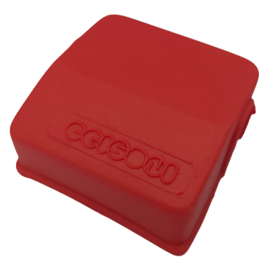 Capot ELASTOMERE rouge / collier man