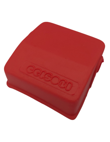 Capot ELASTOMERE rouge / collier man
