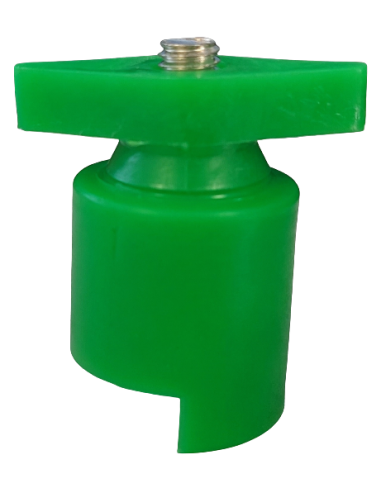 Robinet de batterie négatif vert