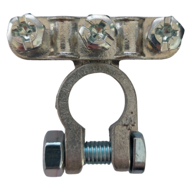Collier plomb à barrette 2 sorties Positif étamé