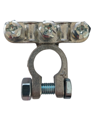 Collier plomb à barrette 2 sorties Positif étamé
