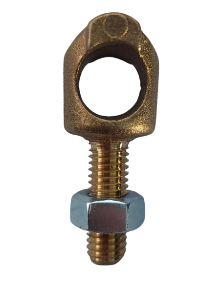 détails Collier double serrage 35 à 70 mm² négatif (tige en laiton)