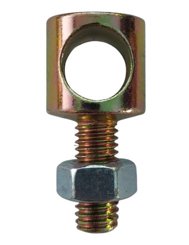 Collier double serrage 35 à 70 mm² positif (tige en acier) détail