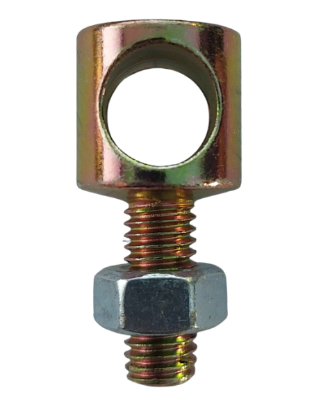 Collier double serrage 35 à 70 mm² positif (tige en acier) détail